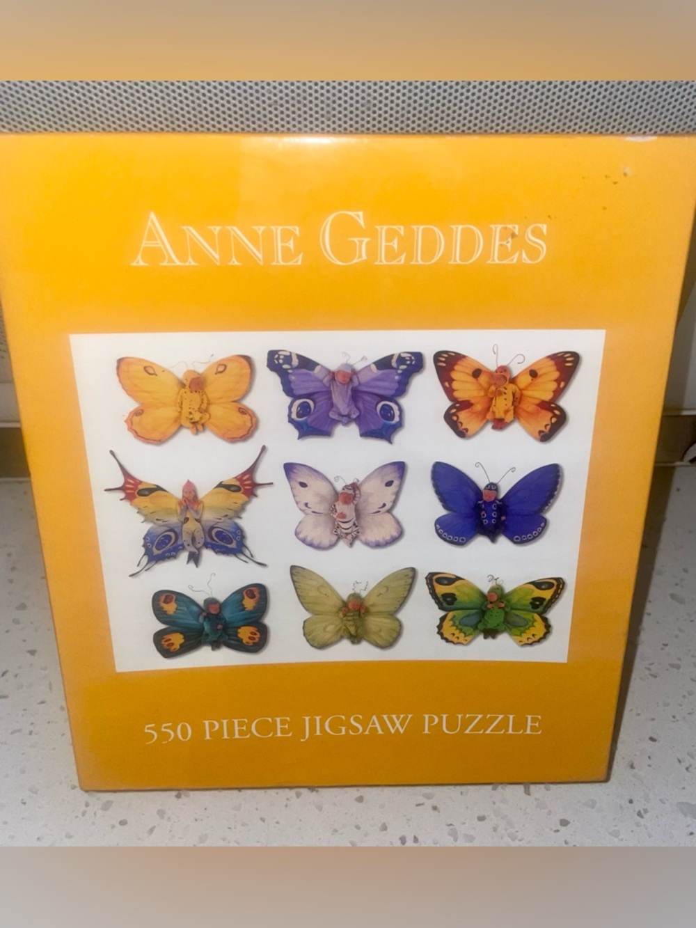 Anne Geddes Butterfly Babies 550-piece Jigsaw Puzzle NIB